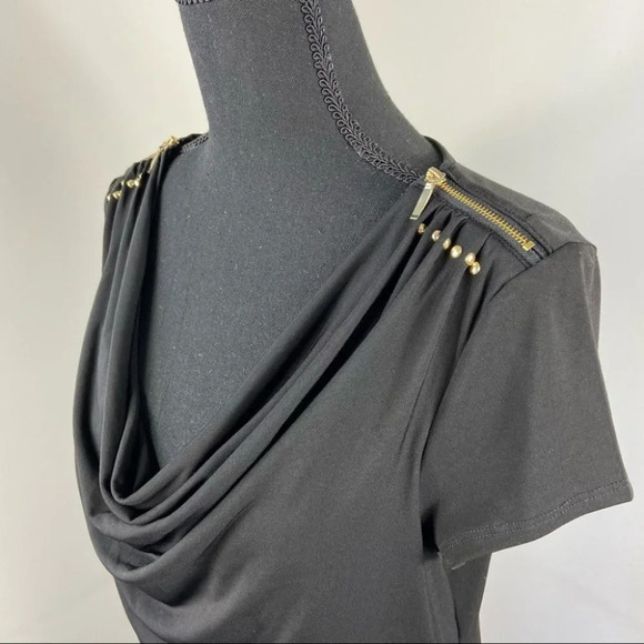 Saks Fifth Avenue  Black Label Cowl Neck Blouse - Picture 3 of 13